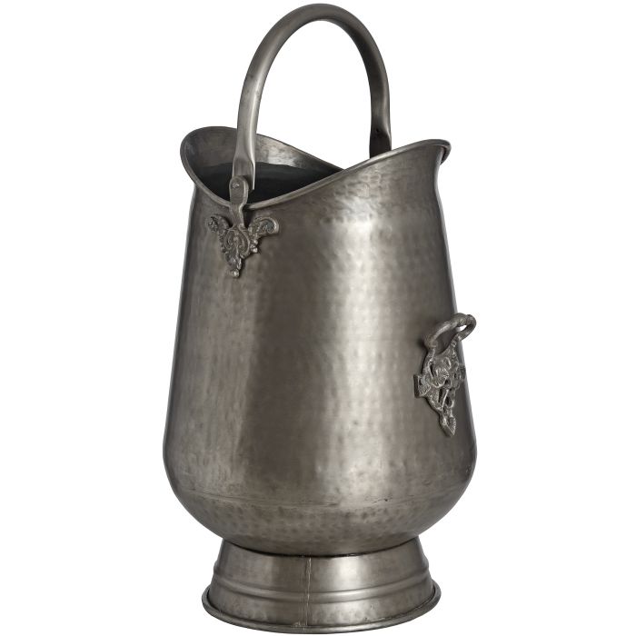 Antique Pewter Coal Bucket