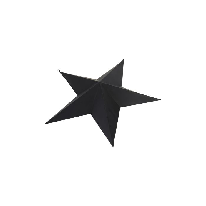 Matt Black Convexed Large Star