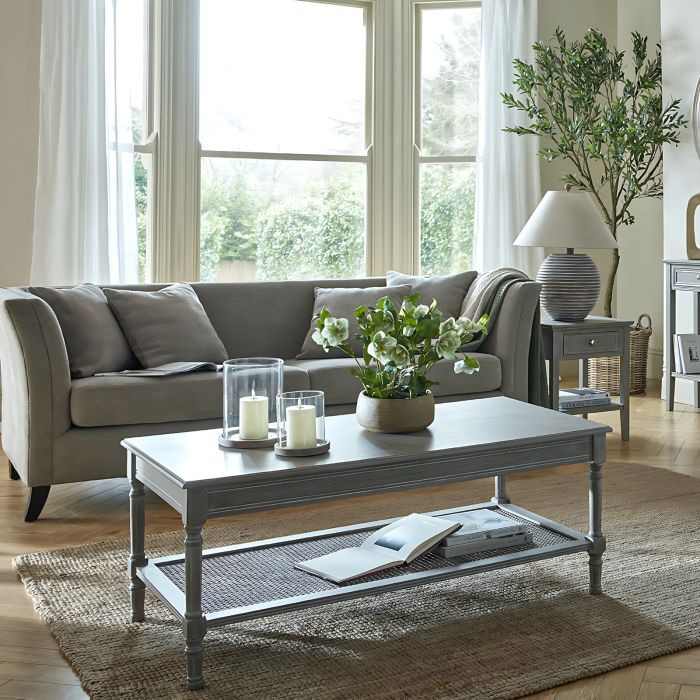 The Serene Collection One Drawer Side Table