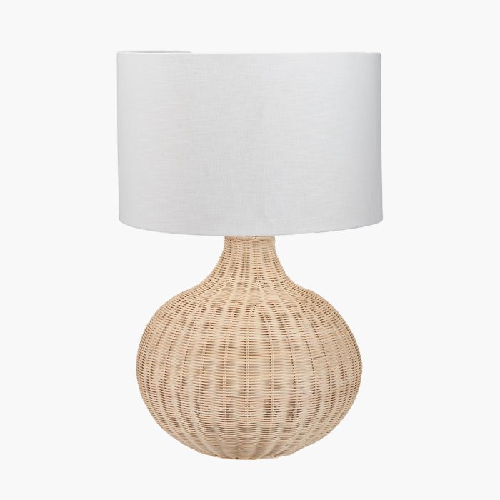 Allona Natural Rattan Table Lamp