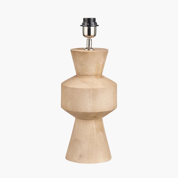 Koa Natural Mango Wood Contemporary Table Lamp Base