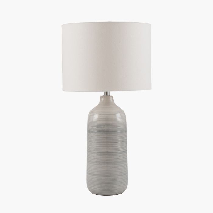 Venus Blue and Grey Ombre Ceramic Table Lamp