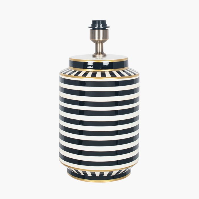 Mono Humbug Black and White Tall Table Lamp Base