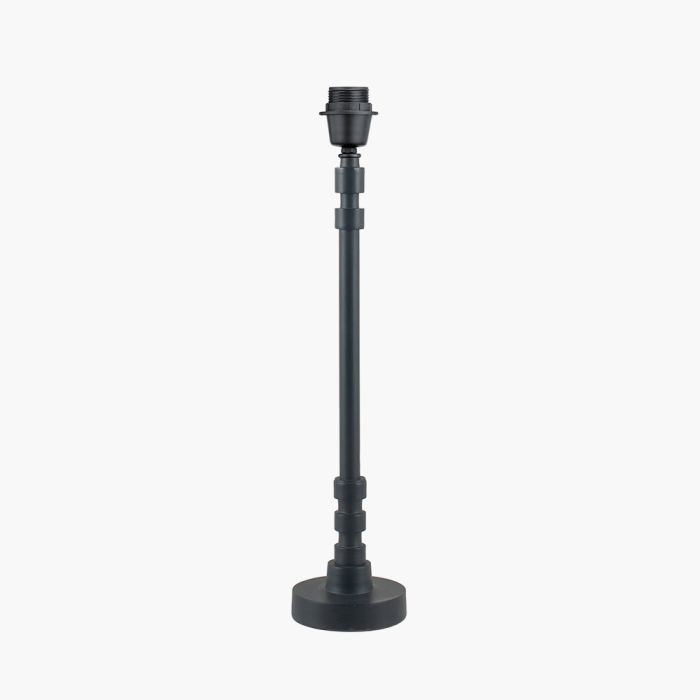 Rhode Matt Black Stick Metal Table Lamp Base