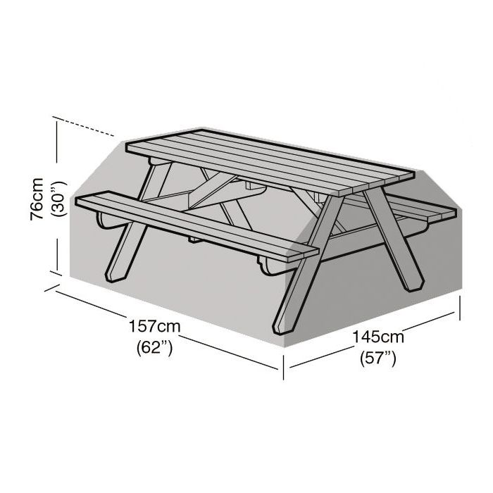6 Seater Picnic Table Weather Cover 
