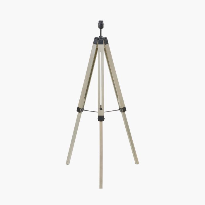 Windsor Sage Green Wooden Tripod Floor Lamp