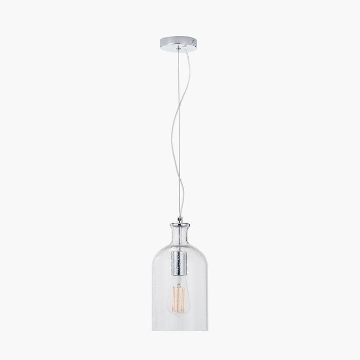 Bellamy Clear Glass Bubble Pendant