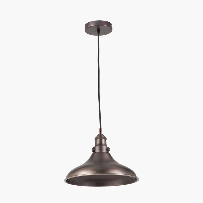 Ellis Antique Bronze Cafe Metal Pendant