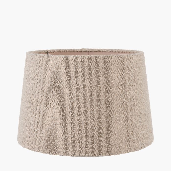 Martigues 40cm Taupe Boucle Tapered Lampshade