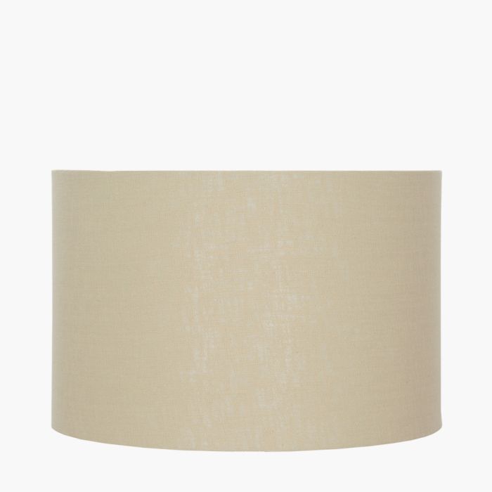 Lino 30cm Butterscotch Self Lined Linen Drum Lampshade