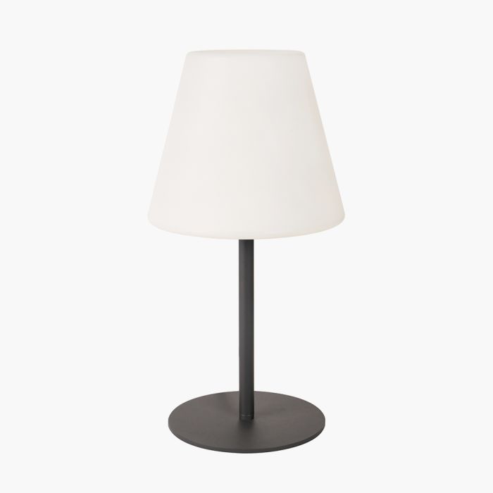 Grey Outdoor Table Lamp