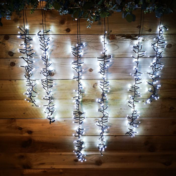 480 LED Tree Cascade Twinkle Lights - Cool White