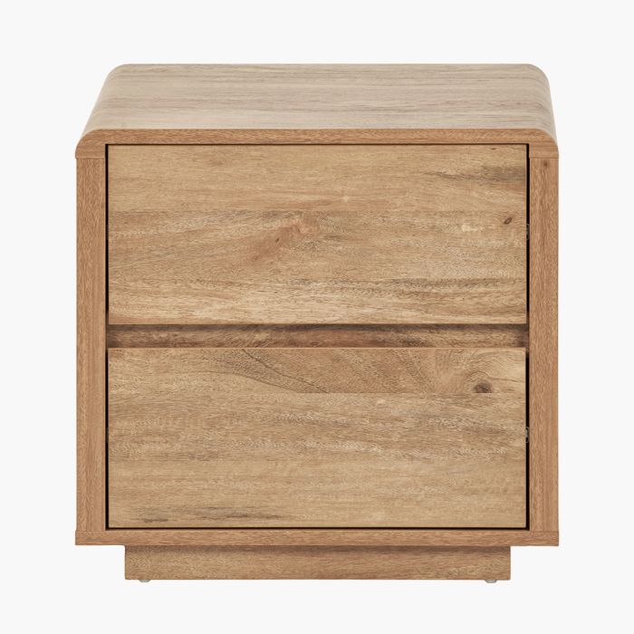 Eversley Oak Effect Veneer 2 Drawer Unit