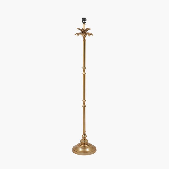 Trafalgar Gold Metal Palm Tree Floor Lamp Base