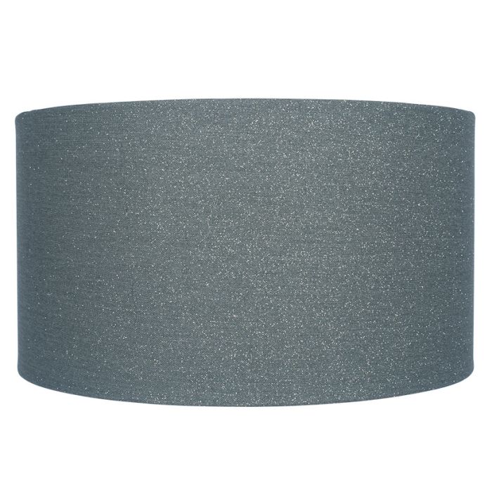 40cm Steel Glitter Cylinder Poly Cotton Shade