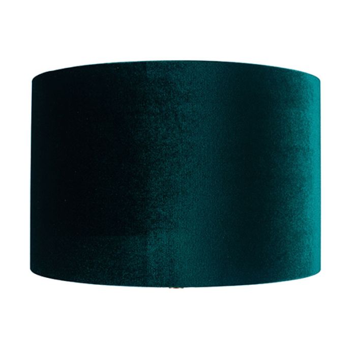 45cm Forest Green Velvet Cylinder Shade