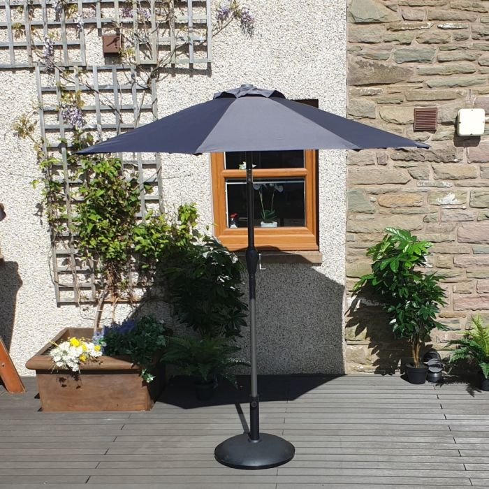 Elite 210cm Crank & Tilt Parasol - Anthracite