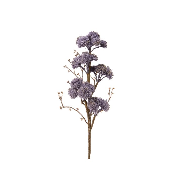 3 Stems of Lilac Spray with glitter