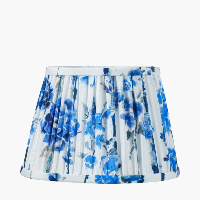 Kyoto Flower 10 Pleated Shade Cobalt