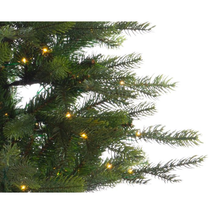 Outdoor Grandis Fir 120cm Pre-Lit Artificial Christmas Tree