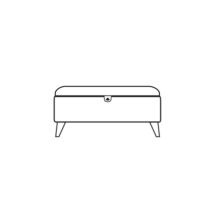 Finley Storage Footstool