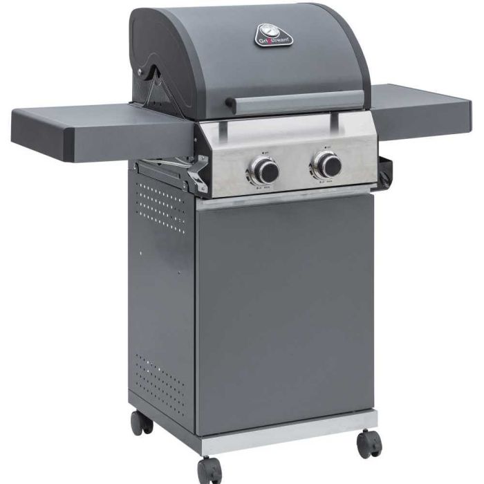 Grillstream Classic 2 Burner Gas and Charcoal BBQ