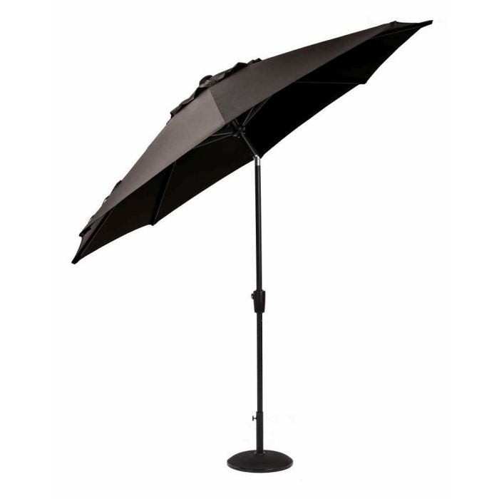 Elizabeth 270cm Round Crank & Tilt Parasol. Carbon Canopy.