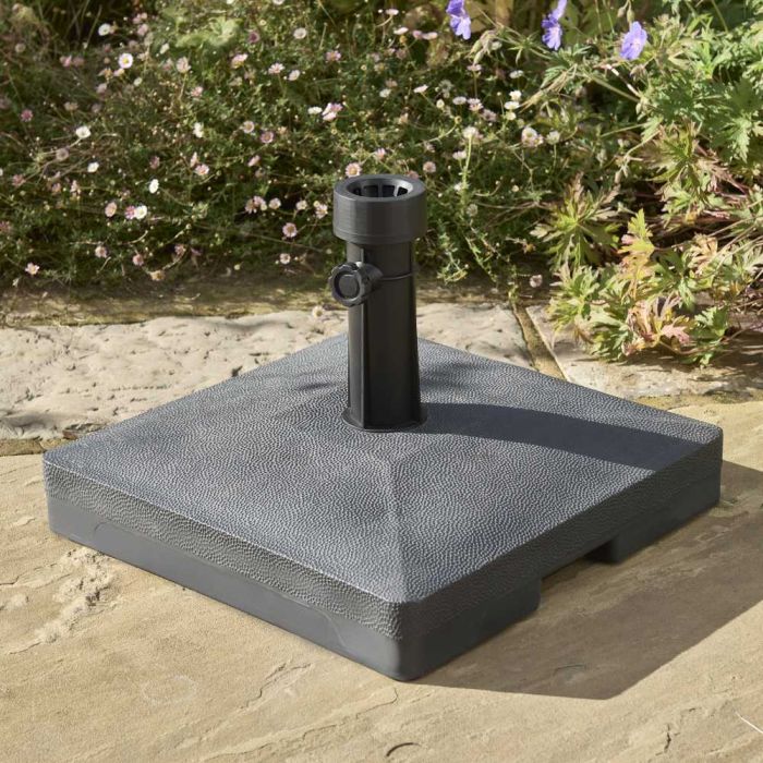 Royce 15kg Plastic Covered Concrete Base - Black (Only Sold with a GMH Parasol)