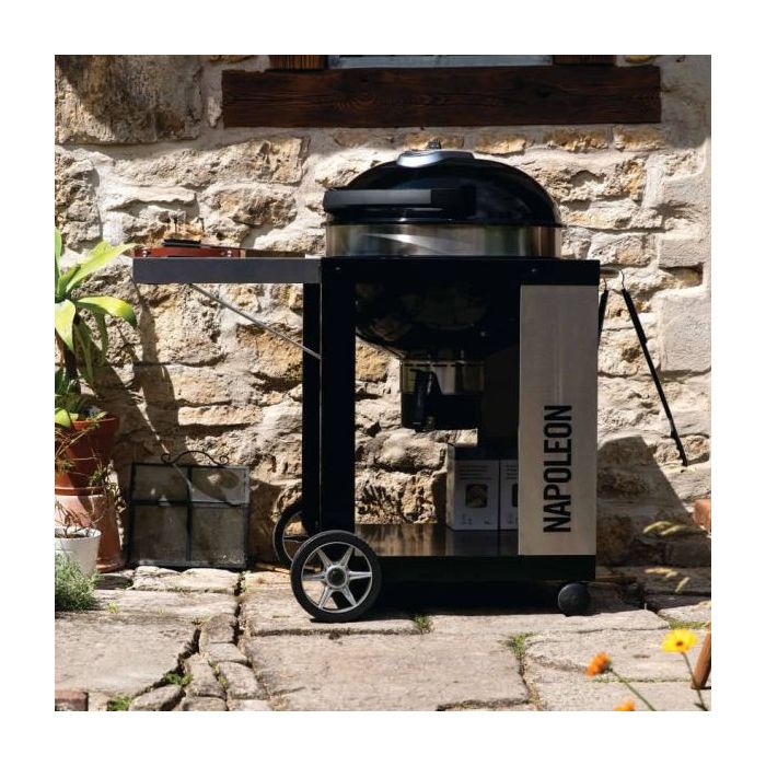 Napoleon Pro Charcoal Kettle BBQ 57cm with Cart