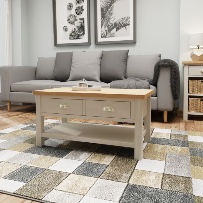 Essentials Large Coffee Table  in Dove Grey