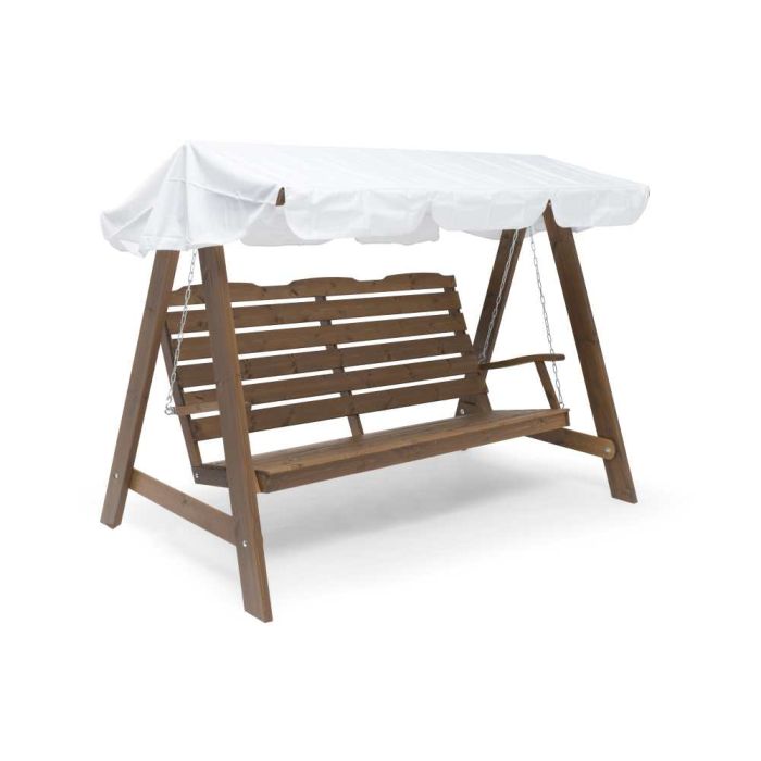 Dalom 3 Seat Swing with Standard Black Cushions
