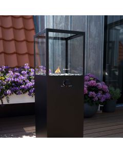 Cosipillar Dome Black High Gas Fire Pit