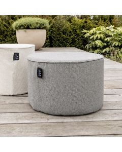 Cosipouf Heated Comfort Footstool - Grey Low Round