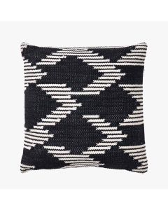 Outdoor Black and White Chevron Design Scatter Cushion