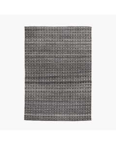 Outdoor Grey Double Stitch Design Rug