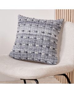 Outdoor Grey Double Stitch Design Scatter Cushion