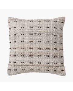 Outdoor Natural Double Stitch Design Scatter Cushion