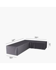 Corner Lounge Aerocover Weather Cover Left Hand L-Shape 330 x 255 x 100 x 70