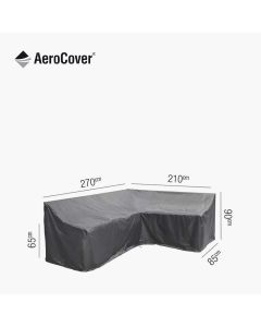 Outdoor Seating Set Aerocover Long Left Cover 270x210x85x65x90cm