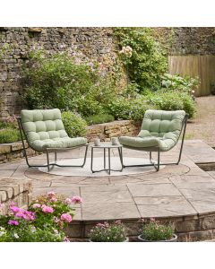 Clermont 2 Seat Lounging Set Moss Green