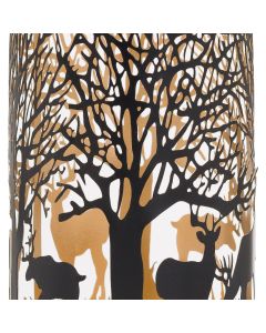 Large Glowray Stag In Forest Lantern