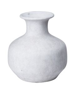 Darcy Squat Stone Vase