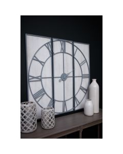 Roza Panelled Wall Clock