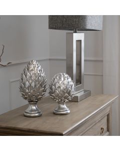 Silver Pinecone Finial