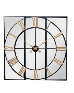 Brooklyn Black And Gold Wall Clock