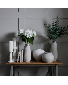 Regola Matt White Ceramic Vase