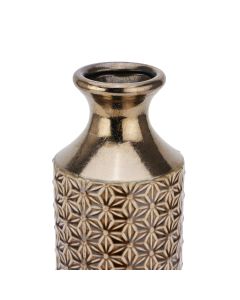 Seville Collection Caramel Fluted Vase