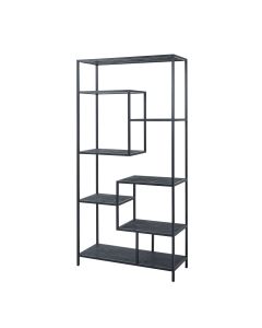 Large Black Multi Shelf Unit