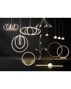 White LED Circle Wall Light