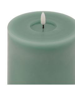 Luxe Collection Melt Effect 5x5 Sage LED Wax Candle